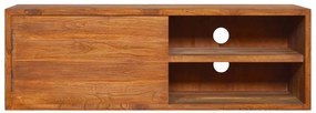 vidaXL Έπιπλο Τηλεόρασης Επιτοίχιο 180 x 30 x 30 από Μασίφ Ξύλο Teak