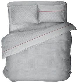 Φανελένια Σεντόνια Μονά (Σετ) Viopros Flannels 2543 Γκρι Γκρι ΜΕ ΛΑΣΤΙΧΟ 100x200+25