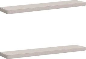 vidaXL Μαξιλάρια Πάγκου 2 Τεμαχίων VUGHT 2 pcs 100% Πολυεστέρας Λευκό
