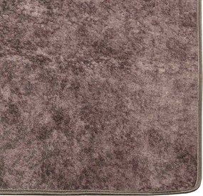 vidaXL Χαλί Runner MARSA Γκρι 100 x 100 cm Πολυέστερ και PVC