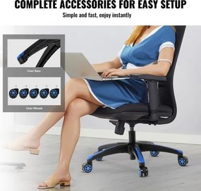 VEVOR Office Chair Base Replacement 28" Heavy Duty Swivel Chair Base 2500 lbs