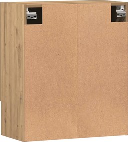 vidaXL Ντουλάπι Τοίχου τεχνίτης Δρυς 60x31x70 εκ. Επεξεργασμένο Ξύλο