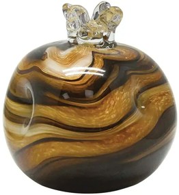 Διακοσμητικό Ρόδι 15-70028 Φ9x11cm Honey-Black Marhome