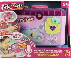 Κουτί-μπιζουτιέρα Funlockets Πολύχρωμο Ροζ Πλαστική ύλη