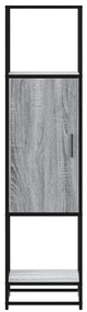 Highboard Grey Sonoma Κατασκευασμένο ξύλο και μέταλλο - Γκρι sonoma