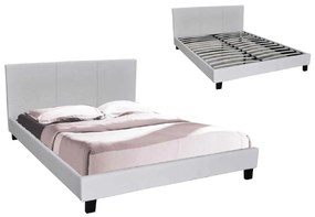 Κρεβάτι διπλό Wilton150x200 PU Άσπρο