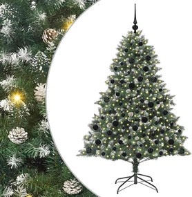 vidaXL Τεχνητό Χριστουγεννιάτικο Δέντρο με 300 LED Πράσινο 180 cm