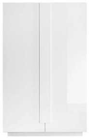 Aphrodite Ντουλάπα Καφέ 120x44x193