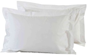 Μαξιλαροθήκες Σετ 2τμχ 1001 Best Colors White Das Home 50Χ70 100% Cotton