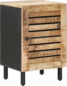 vidaXL Ντουλάπι Μπάνιου Καφέ και Μαύρο 38 x 33,5 x 58 εκ.