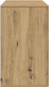 vidaXL Πλαϊνό γραφείο Artisan Oak 120 x 41 x 75 εκ. Επεξεργασμένο ξύλο