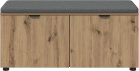 vidaXL Παγκάκι Χαλωρίου Τεχνίτικη Δρυς 100 x 38 x 46 εκ