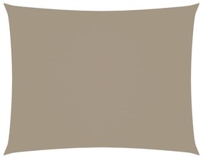 vidaXL Πανί Σκίασης Ορθογώνιο Taupe 2,5 x 3,5 μ. από Ύφασμα Oxford