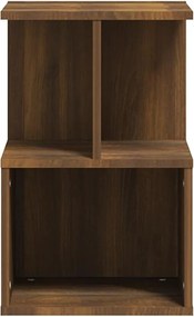 vidaXL Κομοδίνα 2 Τεμ. Καφέ Δρυς 35x35x55 εκ. από Επεξεργασμένο Ξύλο