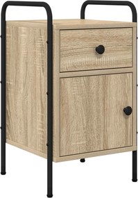 vidaXL Κομοδίνο Sonoma Δρυς 35 x 36,5 x 61 εκ Επεξεργασμένο Ξύλο