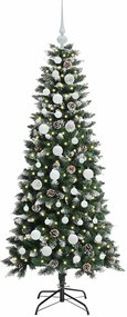 vidaXL Τεχνητό Χριστουγεννιάτικο Δέντρο με 150 LED Πράσινο 150 cm