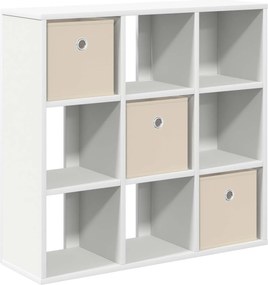 vidaXL Πλαϊνό γραφείο Λευκό 73,5 x 24 x 69,5 εκ.