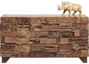 Μπουφές Shanti Surprise Puzzle Ξύλο Καφέ 160x42x90εκ - Καφέ