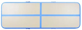 vidaXL Στρώμα Ενόργανης Φουσκωτό Μπλε 300 x 100 x 10 εκ. PVC με Τρόμπα