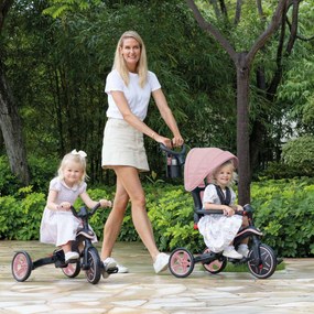 Globber Τρίκυκλο Trike Explorer Foldable 4in1 Pastel Pink