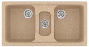 Sanitec Classic 325 Granite Beige Ένθετος Νεροχύτης SAN.325.10.GBE