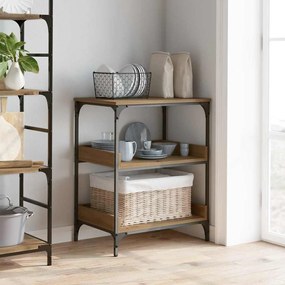 vidaXL Καρότσι Κουζίνας Artisan Oak 60 x 41 x 80.5 εκ.