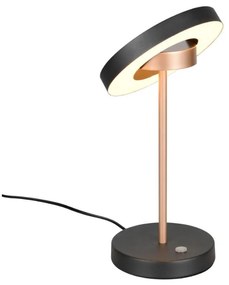 Επιτραπέζιο Φωτιστικό Guano 534410165 12W SMD 2100lm 2300+3000+4000K 18x30cm Coffee-Black Trio Lighting