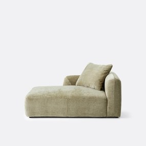 Αριστερή γωνία για αρθρωτό καναπέ, από ύφασμα chenille jacquard, AMAD