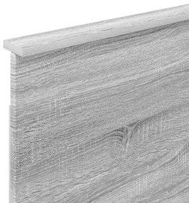 vidaXL Κεφαλάρι Γκρίζο Σονομα 75 cm Επεξεργασμένο ξύλο