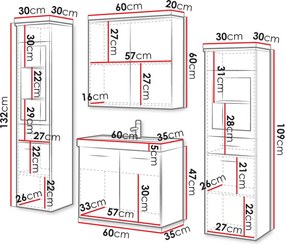 Σετ μπάνιου Madrit II-Drus - 0.00Χ0.00Χ0.00cm