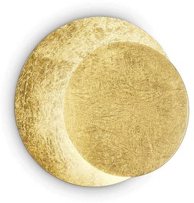 Φωτιστικό Τοίχου-Απλίκα Tick 238944 18x7cm LED 7,5W 3000K Gold Ideal Lux