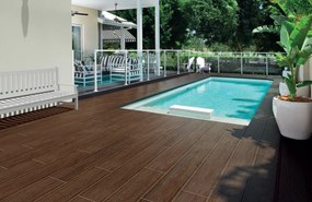 Karag Merbau Deck Wengue 23x120 - Πλακάκι τύπου ξύλο
