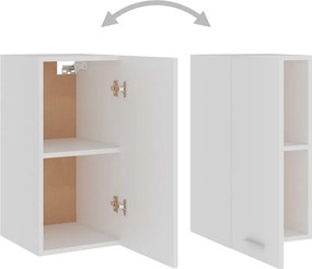vidaXL Κρεμαστό Ντουλάπι "Lyon" Λευκό 29,5x31x60 εκ. από Τεχνητό Ξύλο