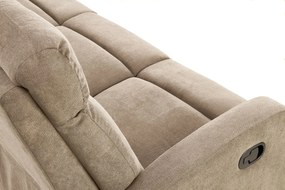 OSLO 3S sofa with recliner function color: beige DIOMMI V-CH-OSLO_3S-SOFA-BEŻOWY