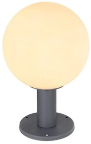 Επιδαπέδιο Φωτιστικό Κολώνα 1xΕ27 Ανθρακί 38cm IP44 Ossy 31861 Globo Lighting-31861-Ανθρακί 31861