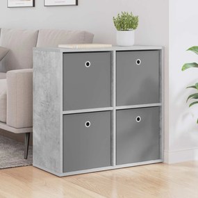 vidaXL Πλαϊνό γραφείο Σκυρόδεμα Γκρι 68,5 x 32 x 67 εκ