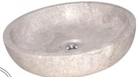 Νιπτήρας Πέτρινος Επιτραπέζιος Bati Milo Stone Ø40*10cm