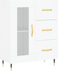 vidaXL Ντουλάπι Λευκό 69,5 x 34 x 90 εκ. από Επεξεργασμένο Ξύλο