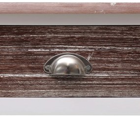 vidaXL Τραπέζι Κονσόλα Καφέ 90 x 30 x 77 εκ. Ξύλινο