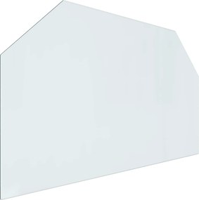 vidaXL Πλάκα Γυαλιού Τζακιού Διαφανές 100 x 60 cm Γυαλί