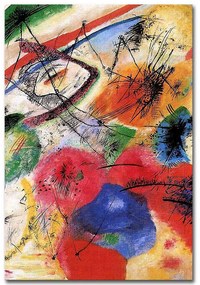 Πίνακας Καμβάς 249CVT1573 70x100cm Multi Wallity Κάθετοι Wood, Canvas