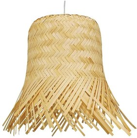 Κρεμαστό Φωτιστικό Οροφής HAWAII Μπεζ Bamboo 01103 Globostar-1103-Μπεζ 1103