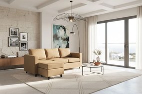Γωνιακός καναπές Ibiza-200 x 140-Sand