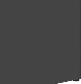 vidaXL Βάση ομπρέλας βροχής Μαύρο 28 x 12 x 41 εκ Ατσάλι