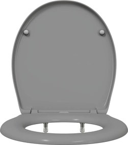 vidaXL Λεκάνη Γκρι 47 x 37 x 4 εκ Δυροπλάστ