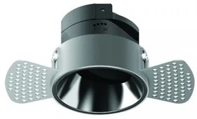 Downlight Οροφής Trimless GU10 10W IP20 Ασπρόμαυρο S128 Zambelis-S128-Μαύρο-Λευκό S128