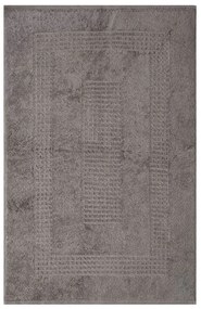 Πατάκι Μπάνιου Naga 04 Dark Grey Kentia 50X70 100% Βαμβάκι