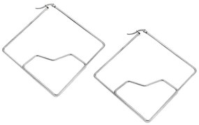 Σκουλαρίκια Senza Steel 6 cm