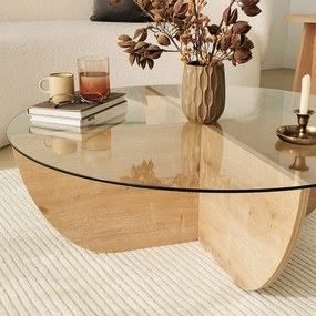 Coffee Table Lily - Sapphire Oak Sapphire Oak