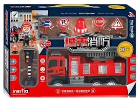 Σετ πυροσβεστικό όχημα με αξεσουάρ - 898-110 - 917346